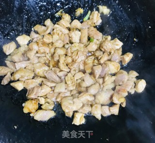 玉米青椒炒肉的做法步骤：8