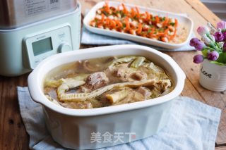 笋干老鸭煲+蒜蓉粉丝虾的做法步骤：17
