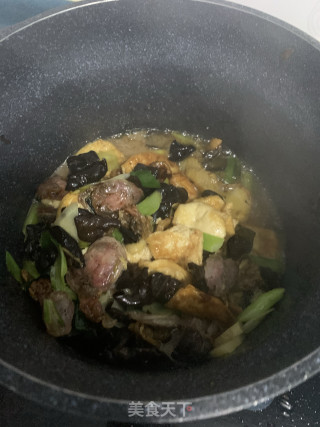 豆腐炒木耳的做法步骤：6