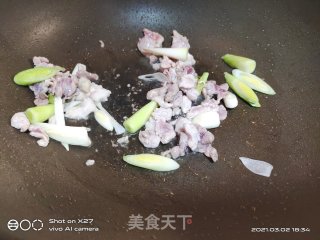 肉片烧夜开花的做法步骤：2