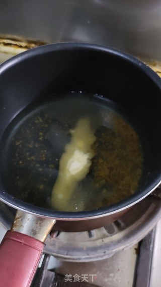 椰汁桂花千层糕。的做法步骤：7