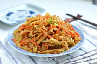 素炒饼的做法步骤：10
