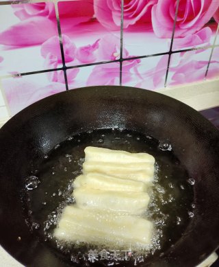 家庭制作油条的做法步骤：7