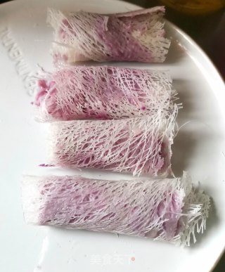 娘惹紫薯芋泥卷的做法步骤：12