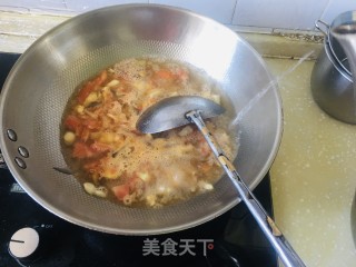 鸡肉蘑菇汤面的做法步骤：3