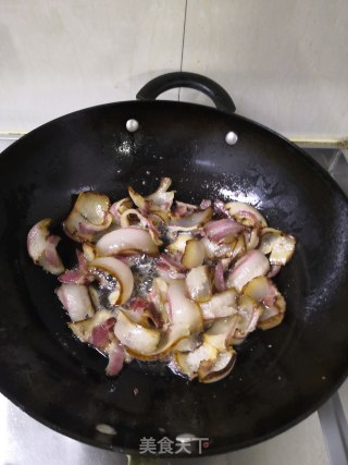 春笋炒腊肉的做法步骤：6