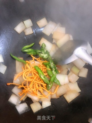 虫草花烧冬瓜的做法步骤：7