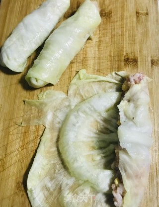 包菜卷肉的做法步骤：5