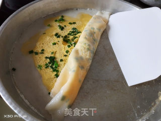 鸡蛋肠粉的做法步骤：4