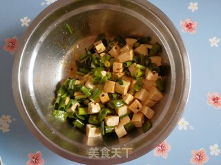 香辣小葱拌豆腐的做法步骤：7