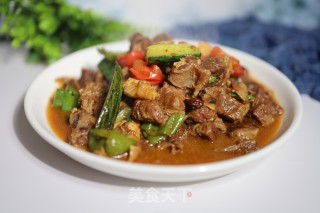 牛腩烧黄瓜的做法步骤：15