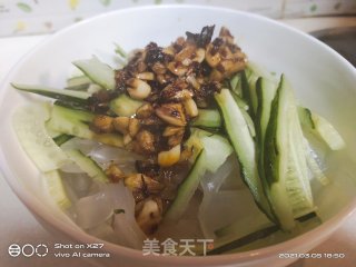 黄瓜拌凉皮的做法步骤：6