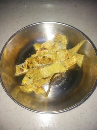 凉拌菠菜鸡皮的做法步骤：5