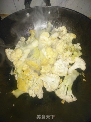 孜然菜花的做法步骤：6