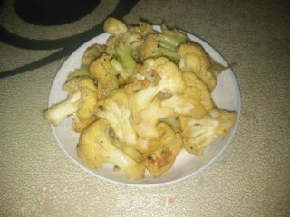 孜然菜花的做法步骤：11