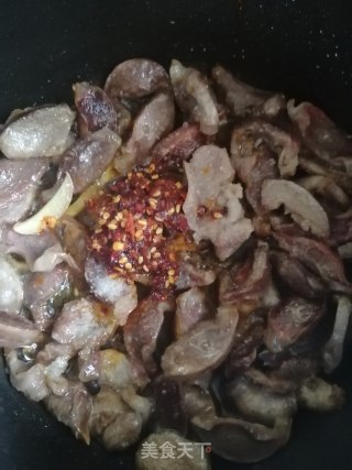 香辣鸡胗的做法步骤：3
