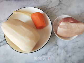藕片炒胡萝卜的做法步骤：1