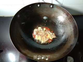 萝卜干炒肉的做法步骤：3