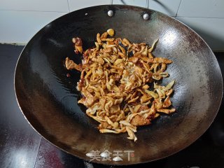 萝卜干炒肉的做法步骤：5