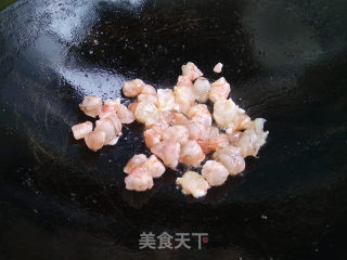虾仁时蔬炒饭的做法步骤：7