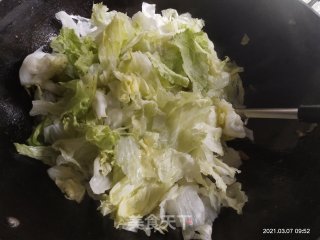 清炒包心菜的做法步骤：4