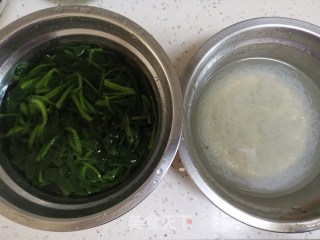 粉丝菠菜拌麻酱的做法步骤：3