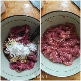 芦笋炒牛肉的做法步骤：3