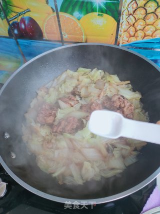 鸡块白菜炖粉条的做法步骤：12