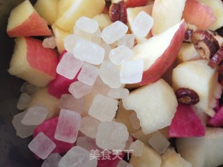 萝卜梨冰糖水的做法步骤：2