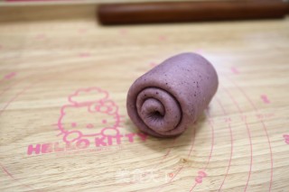 低糖紫薯吐司的做法步骤：14