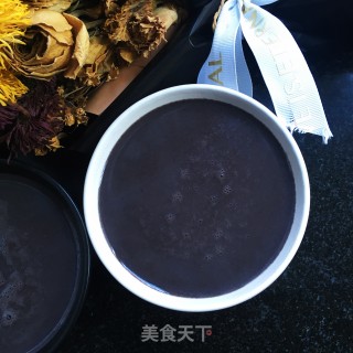 西洋参三黑米糊的做法步骤：9