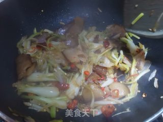腊肉炒藠头的做法步骤：12