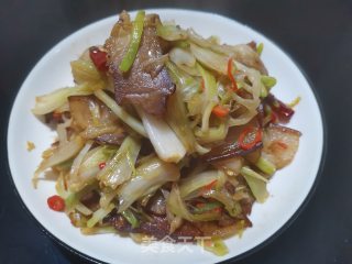 腊肉炒藠头的做法步骤：13