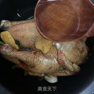 电饭煲焖鸡的做法步骤：5