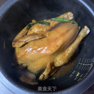 电饭煲焖鸡的做法步骤：9