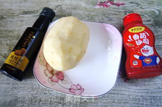 空气炸锅版炸薯条的做法步骤：1