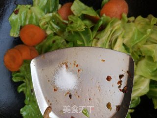 酱香手撕包菜的做法步骤：7