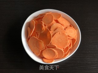 红薯脆片的做法步骤：2