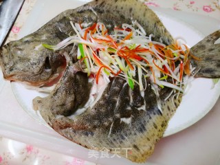 清蒸多宝鱼的做法步骤：5