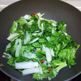 辣炒白菜心的做法步骤：8