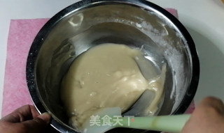 烫面法制作柔嫩的古早蛋糕的做法步骤：4