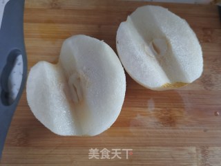 雪梨玫瑰花的做法步骤：2