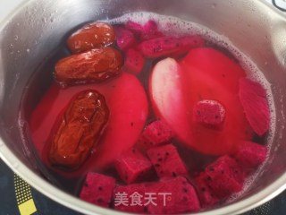 雪梨玫瑰花的做法步骤：5