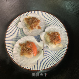 蒜蓉粉丝蒸元贝的做法步骤：10