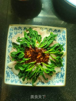 白灼肘子肉拌薄荷叶的做法步骤：8