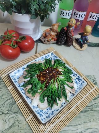 白灼肘子肉拌薄荷叶的做法步骤：10