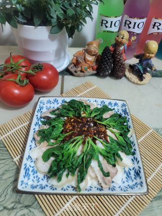白灼肘子肉拌薄荷叶的做法步骤：11