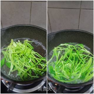 菠菜梗拌黑木耳的做法步骤：6