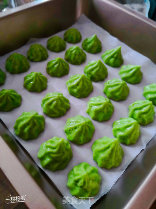 补铁的菠菜溶豆（需要添辅食和不爱吃蔬菜的宝宝）的做法步骤：9