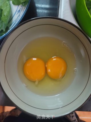 菠菜杞子蒸蛋的做法步骤：2